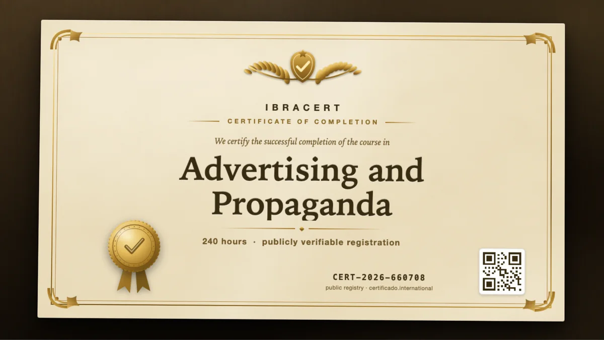 Cover of the Advertising and Propaganda course