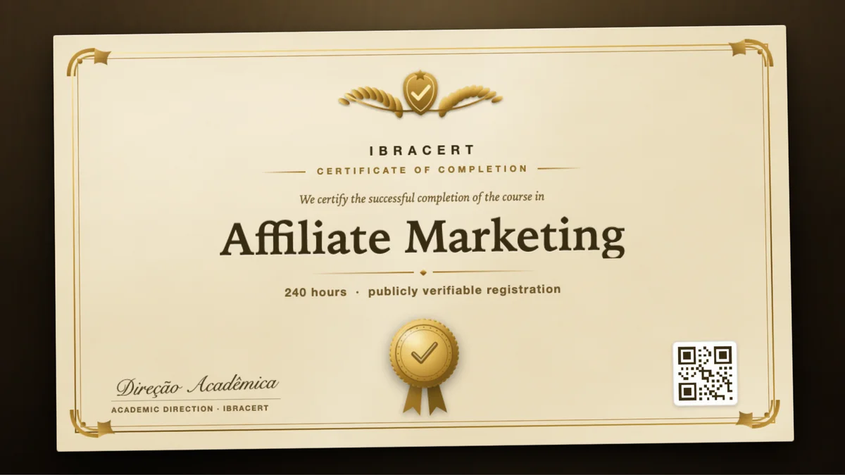 Cover of the Affiliate Marketing course