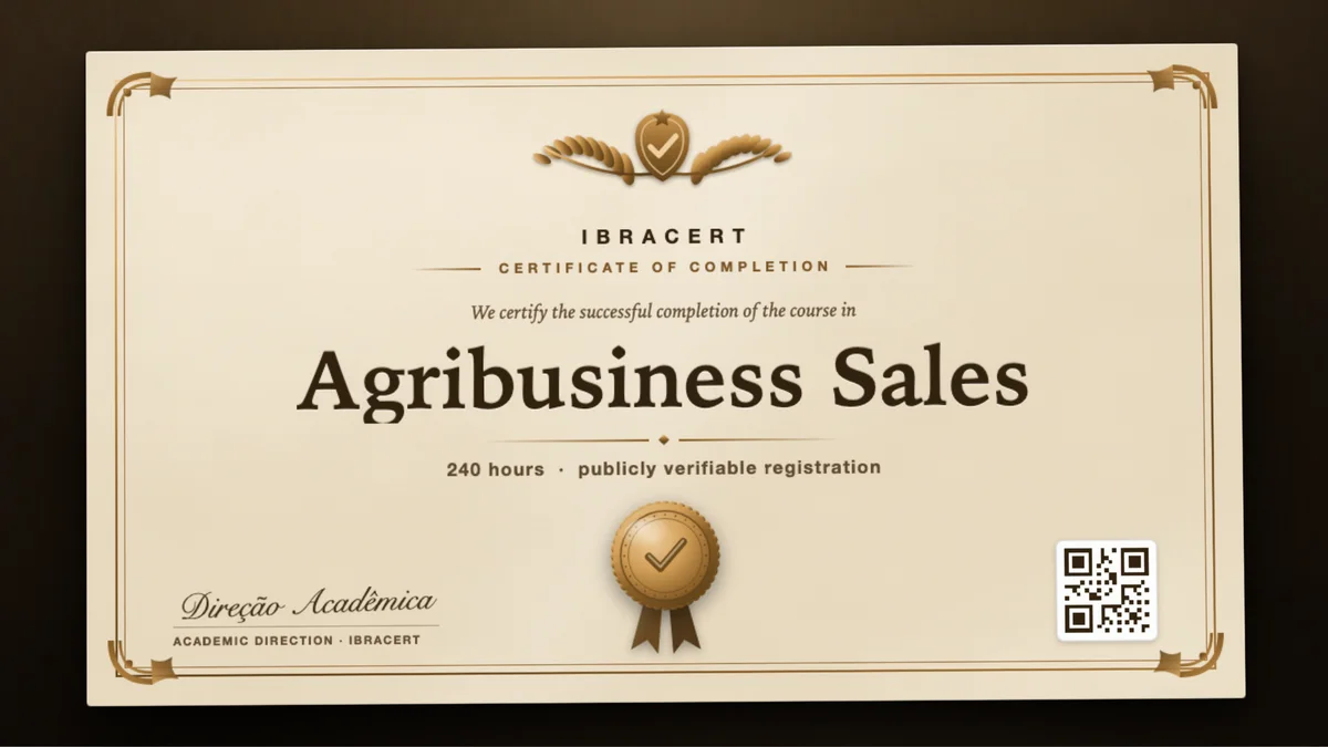 Cover of the Agribusiness Sales course
