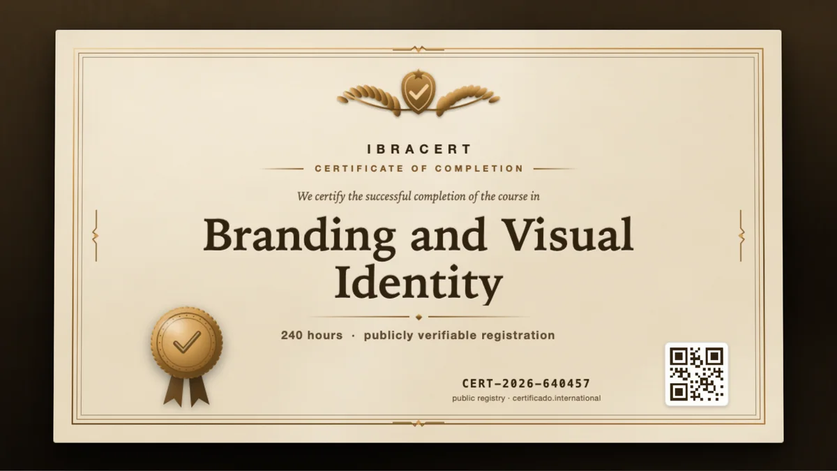 Cover of the Branding and Visual Identity course
