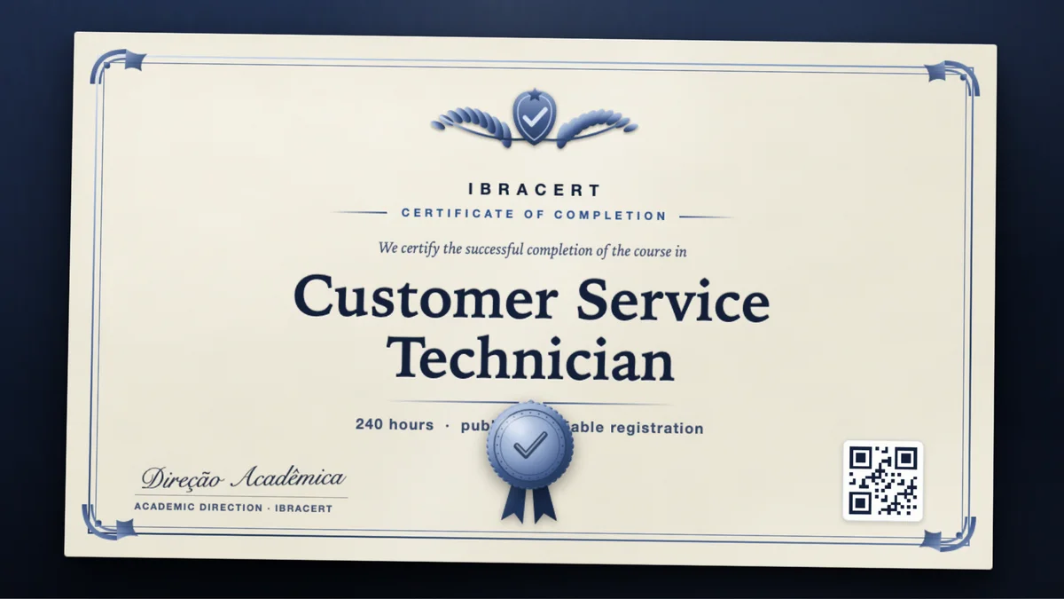 Cover of the Customer Service Technician course