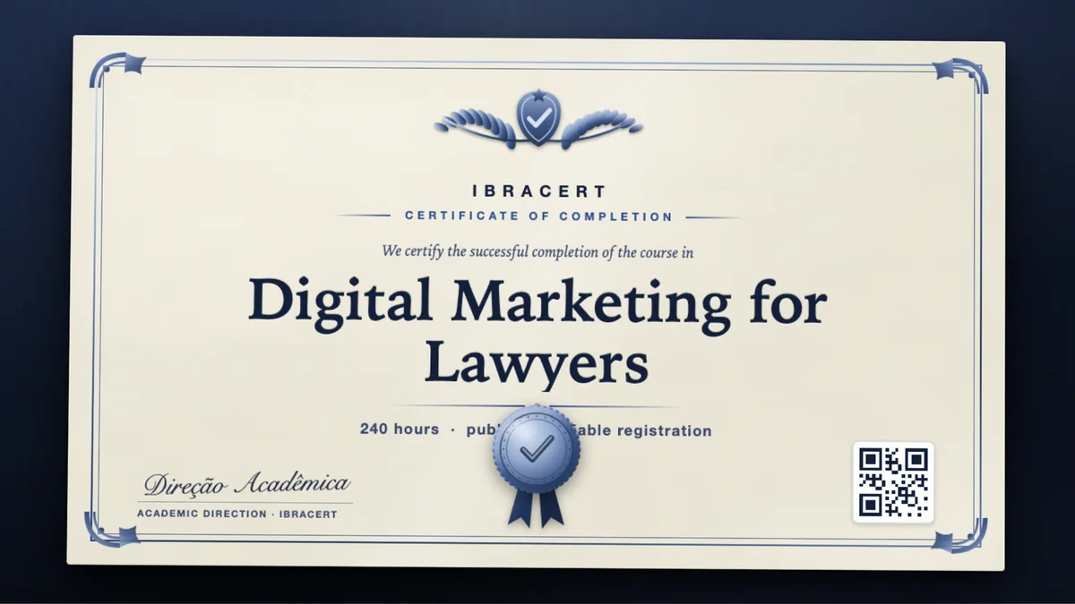 Cover of the Digital Marketing for Lawyers course