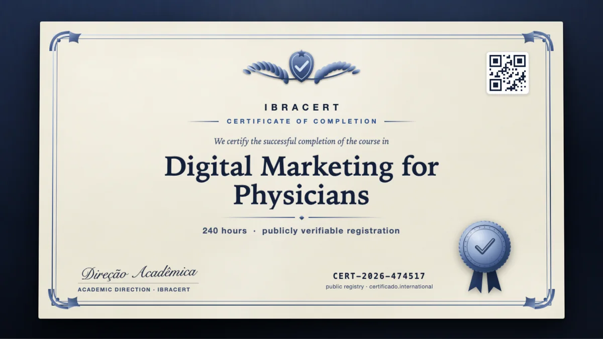 Cover of the Digital Marketing for Physicians course