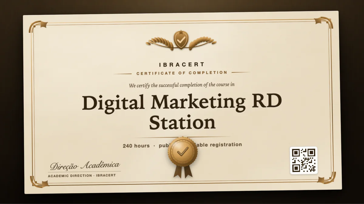 Cover of the Digital Marketing RD Station course