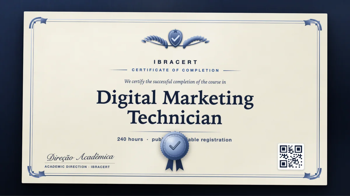 Cover of the Digital Marketing Technician course