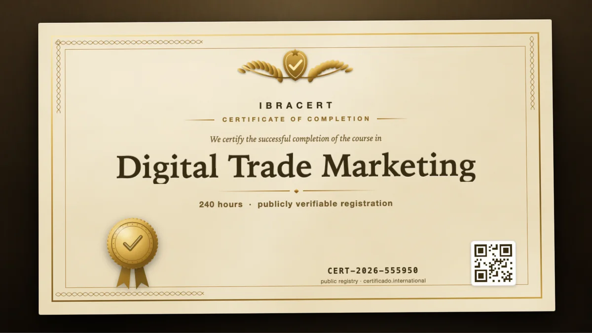 Cover of the Digital Trade Marketing course