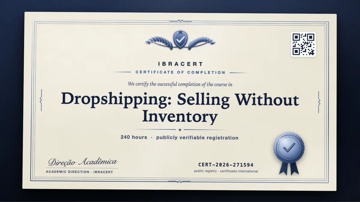 Cover of the Dropshipping: Selling Without Inventory course