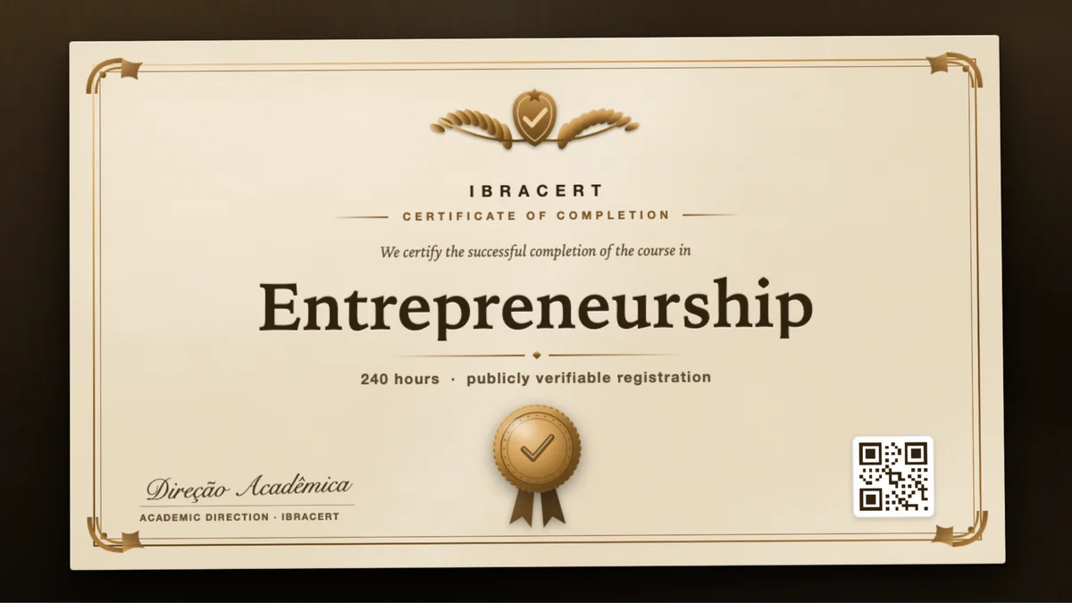 Cover of the Entrepreneurship course