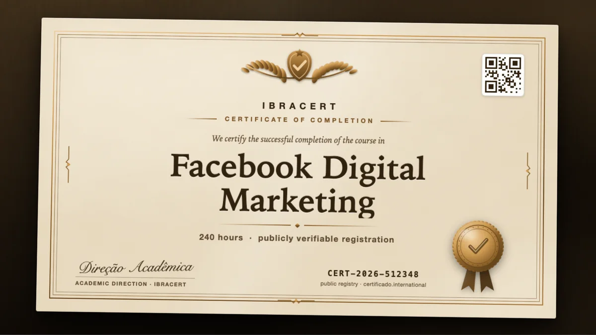 Cover of the Facebook Digital Marketing course