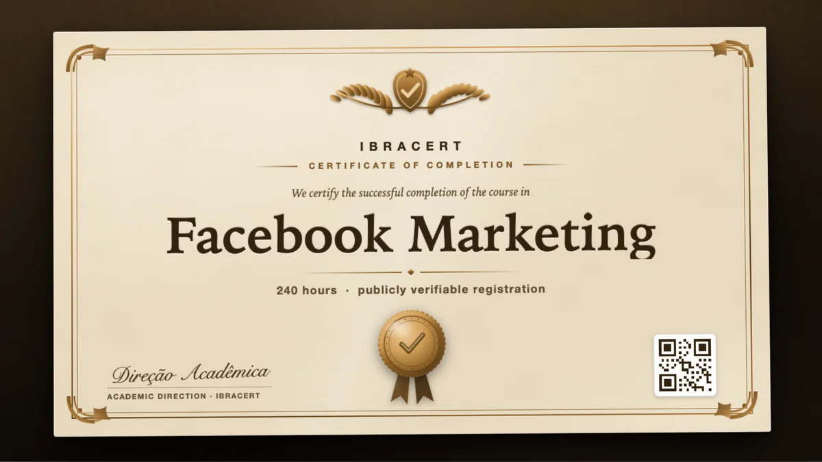 Cover of the Facebook Marketing course
