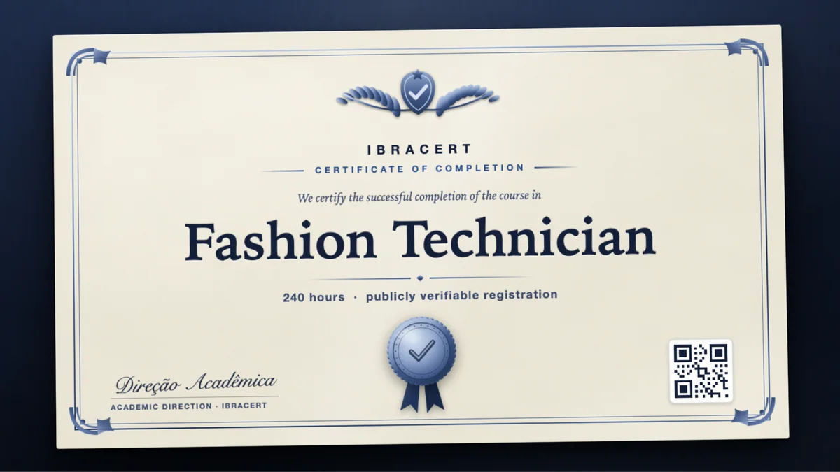 Cover of the Fashion Technician course