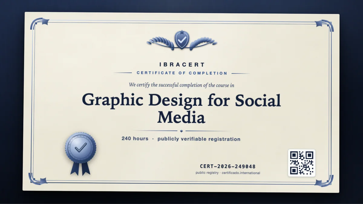 Cover of the Graphic Design for Social Media course
