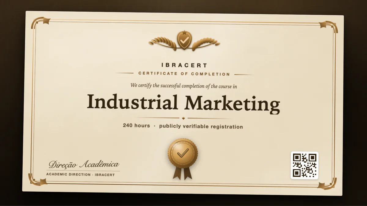 Cover of the Industrial Marketing course