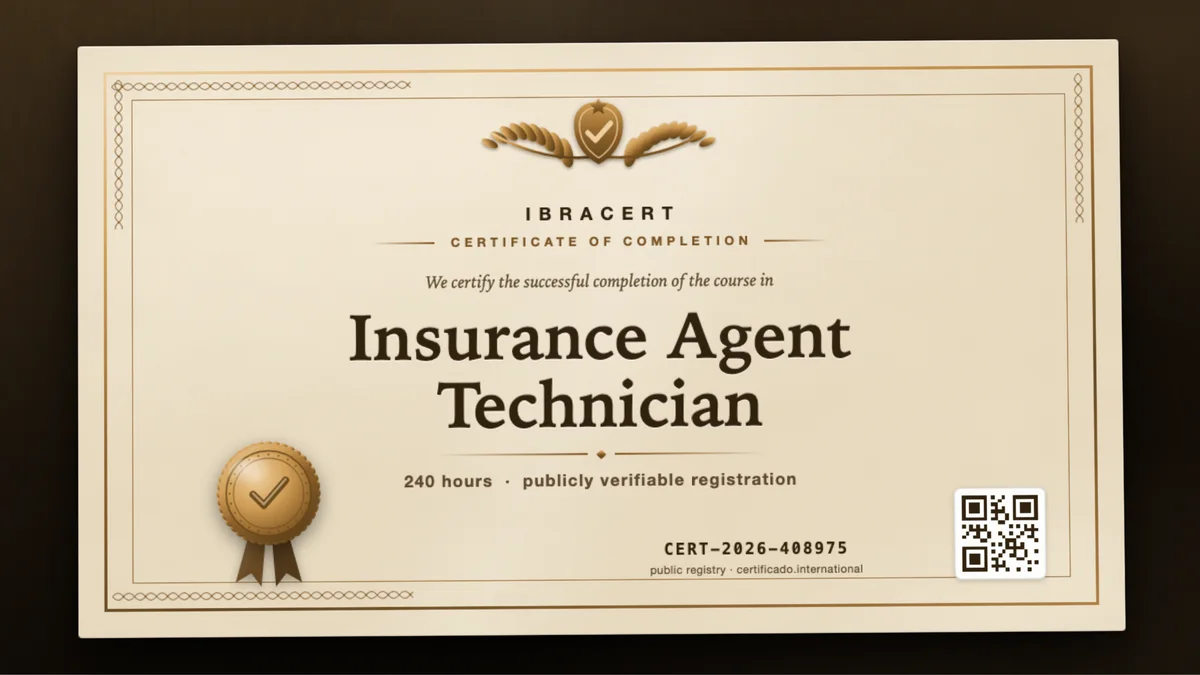 Cover of the Insurance Agent Technician course