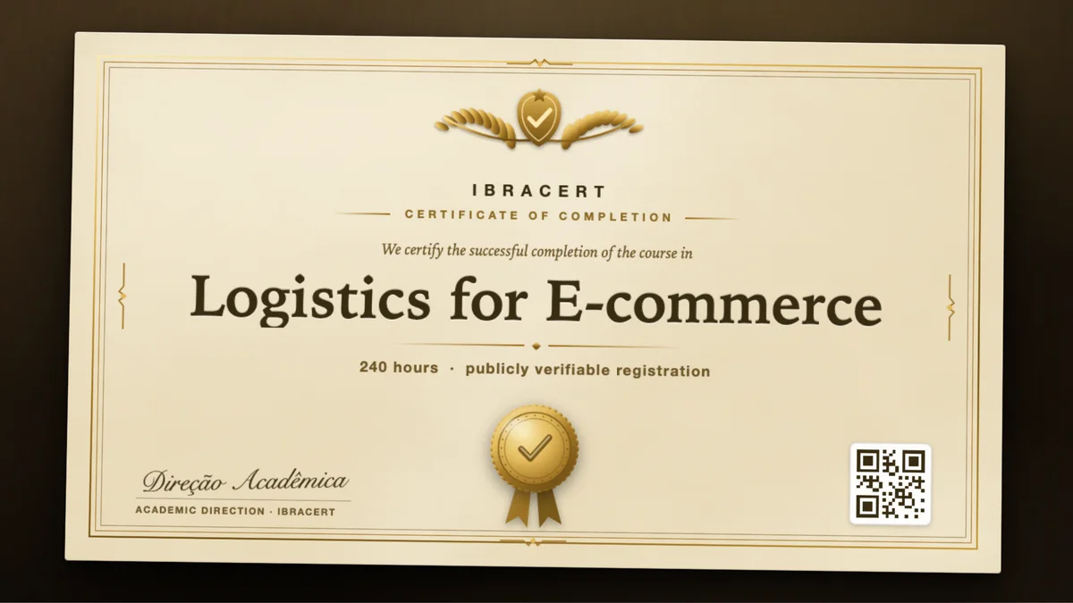 Cover of the Logistics for E-commerce course