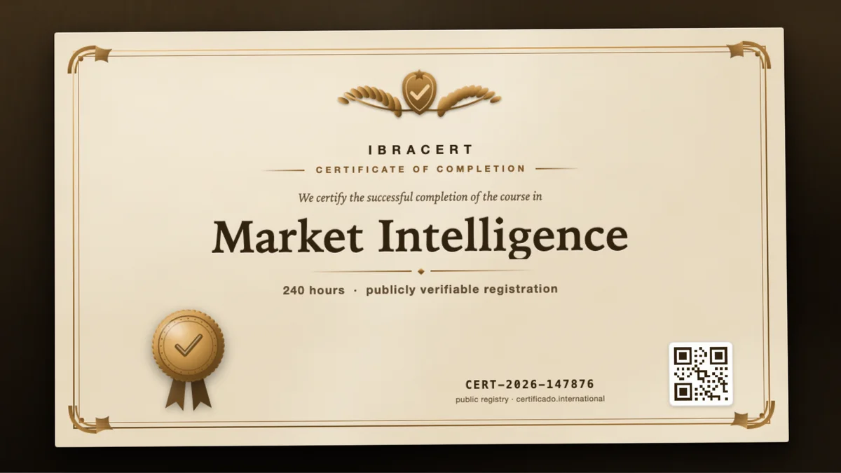 Cover of the Market Intelligence course