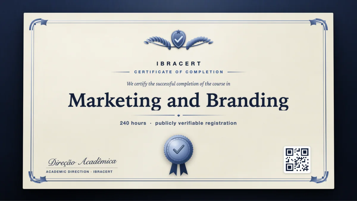 Cover of the Marketing and Branding course