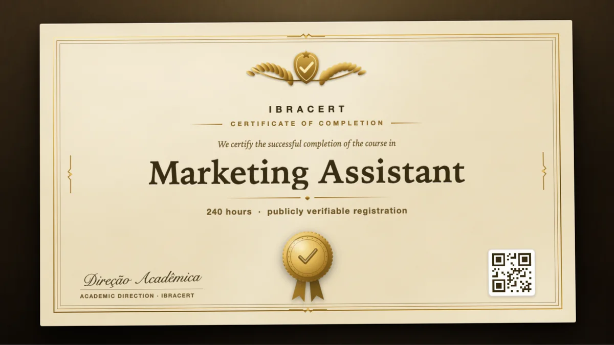 Cover of the Marketing Assistant course