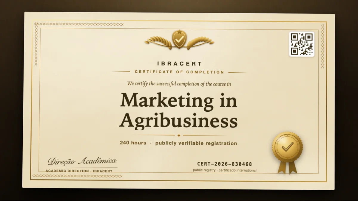 Cover of the Marketing in Agribusiness course