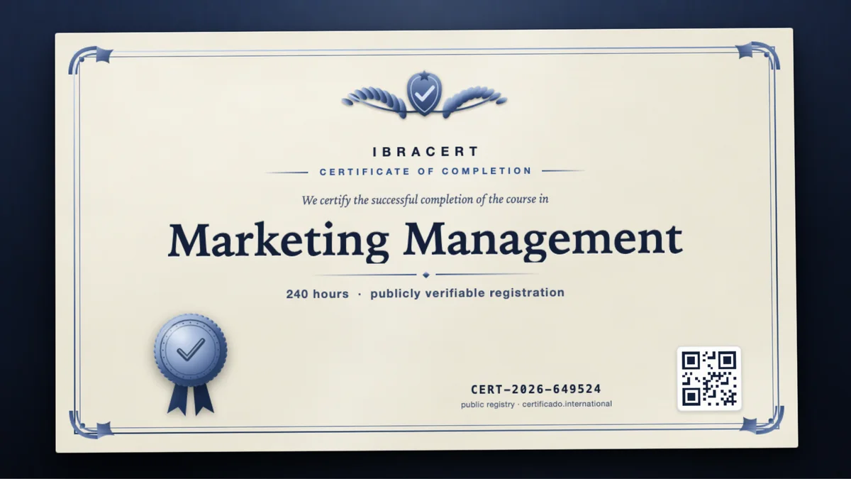 Cover of the Marketing Management course