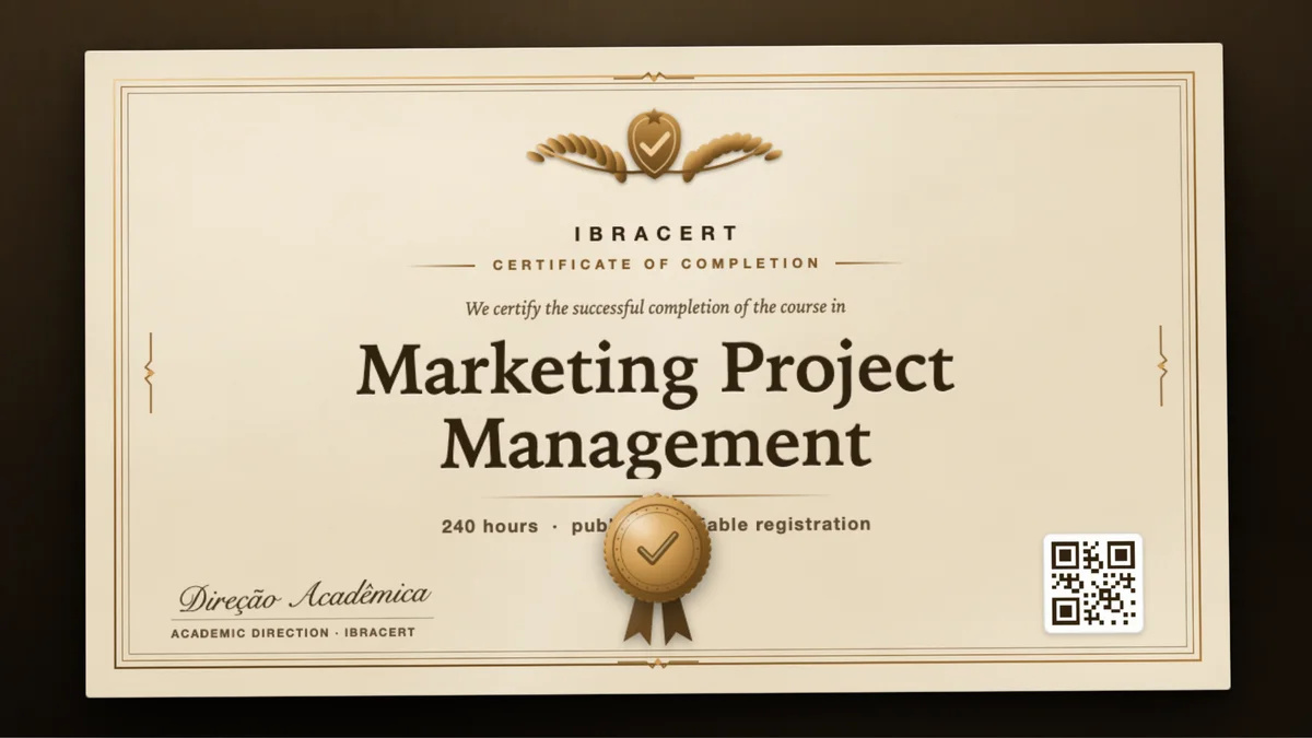 Cover of the Marketing Project Management course
