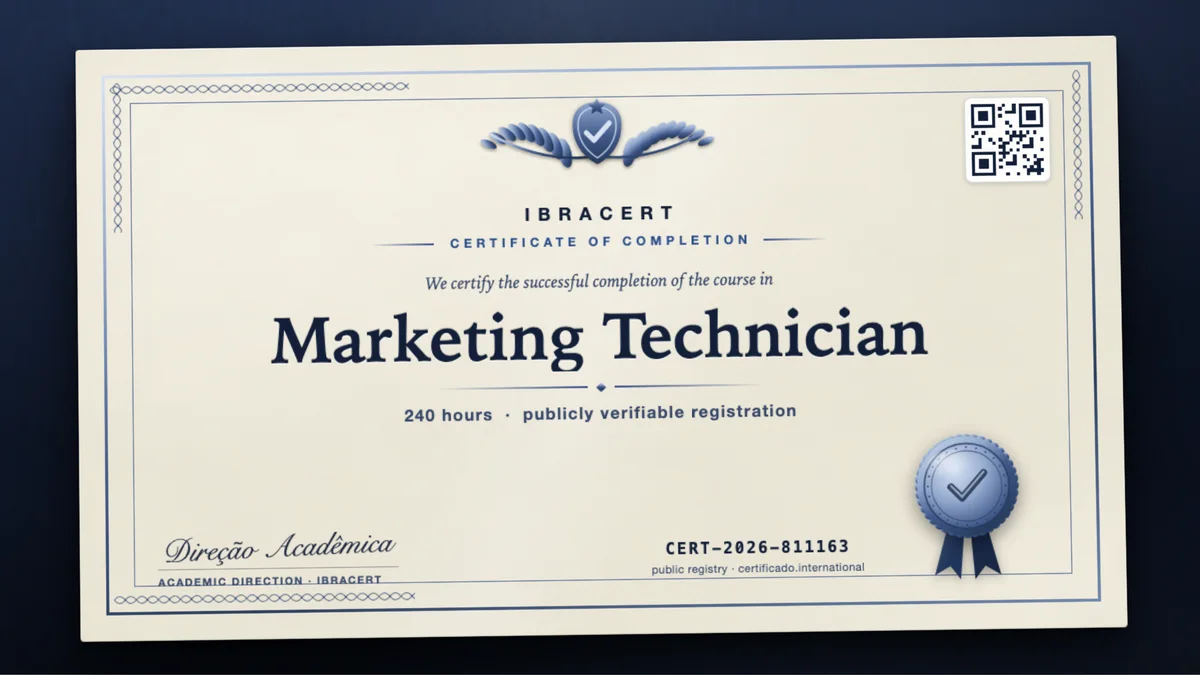 Cover of the Marketing Technician course