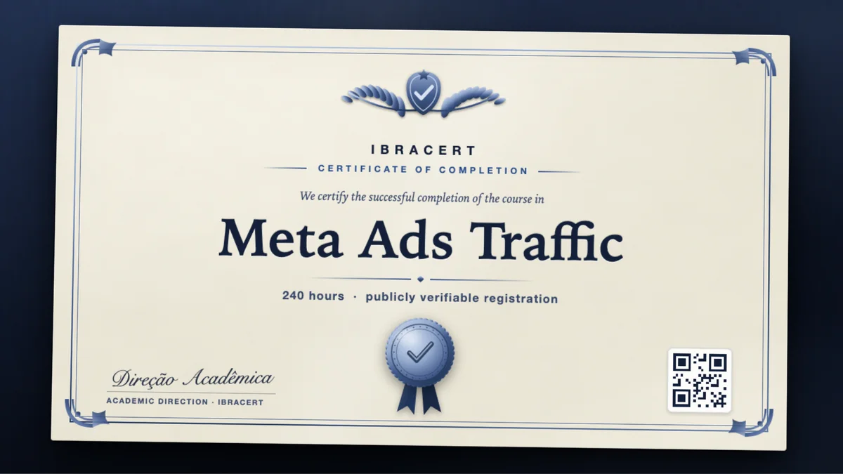 Cover of the Meta Ads Traffic course