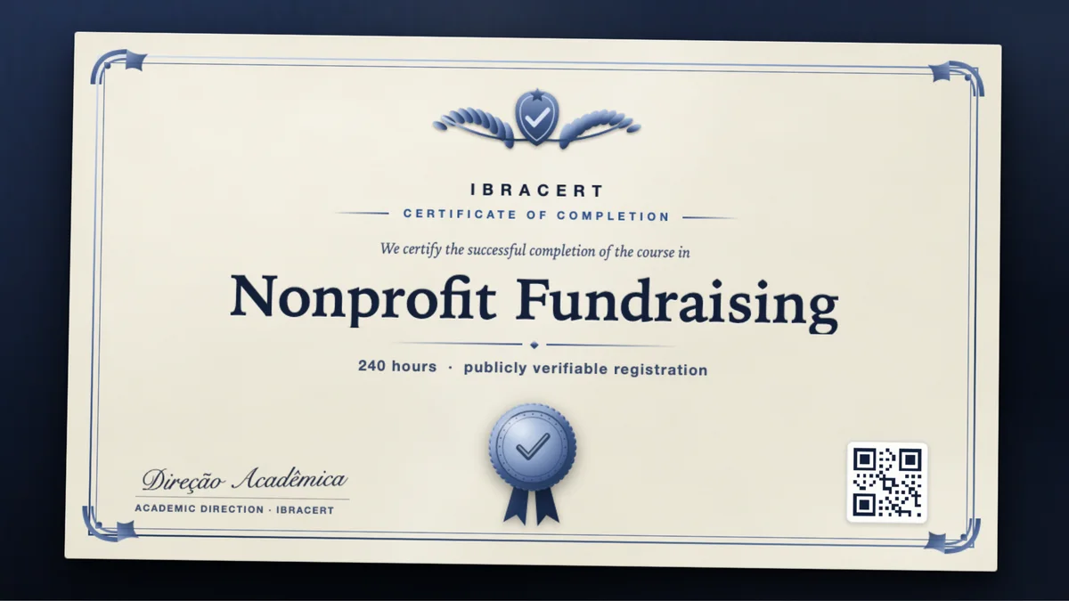 Cover of the Nonprofit Fundraising course
