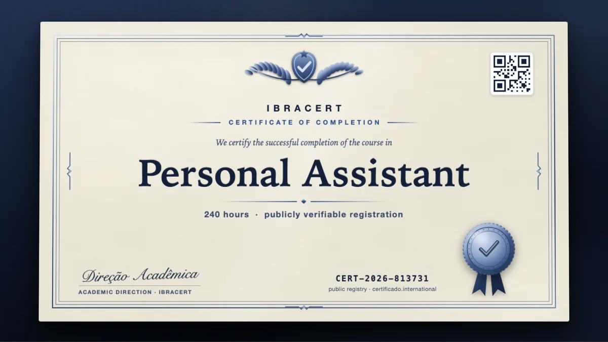 Cover of the Personal Assistant course