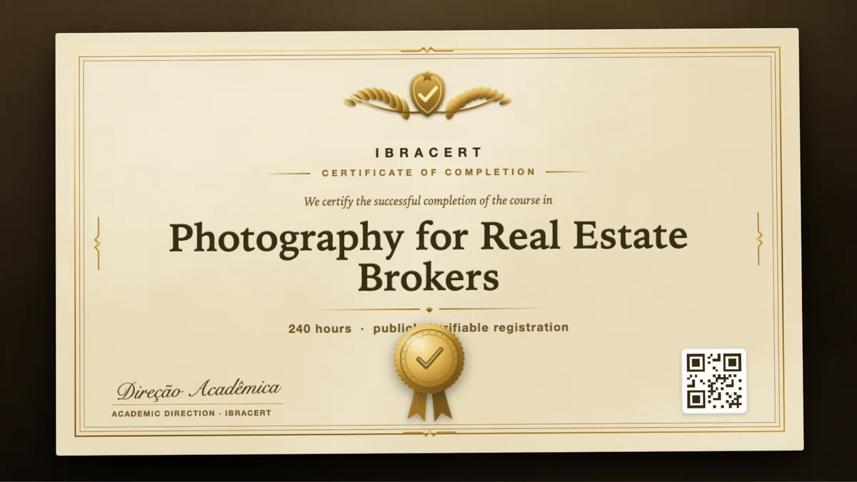 Cover of the Photography for Real Estate Brokers course