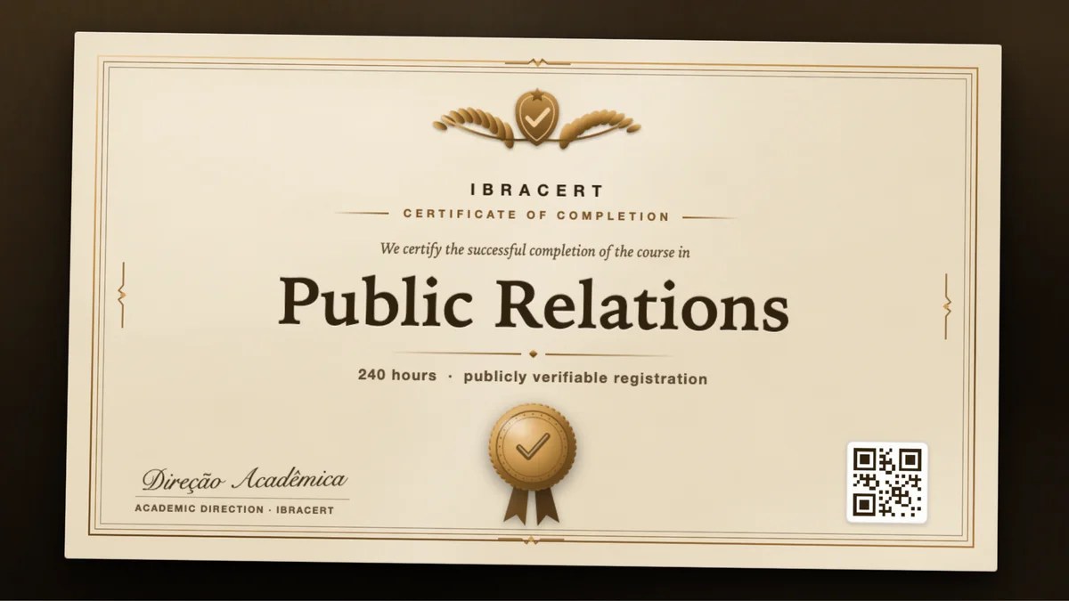 Cover of the Public Relations course