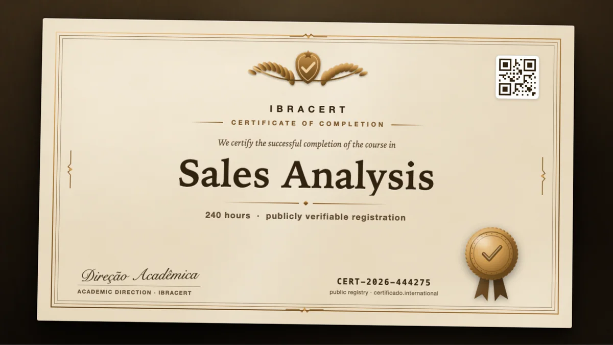 Cover of the Sales Analysis course