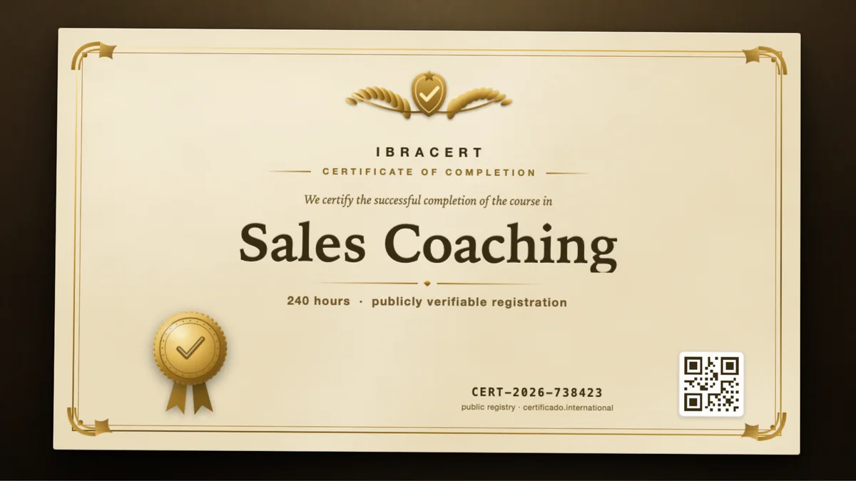 Cover of the Sales Coaching course