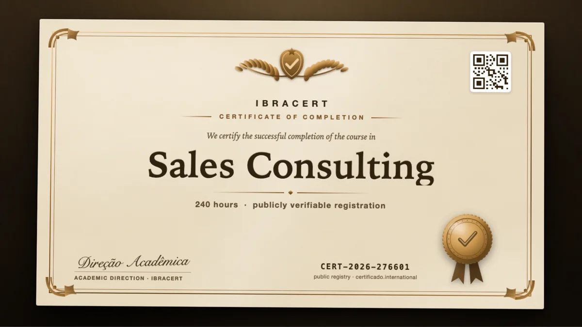 Cover of the Sales Consulting course