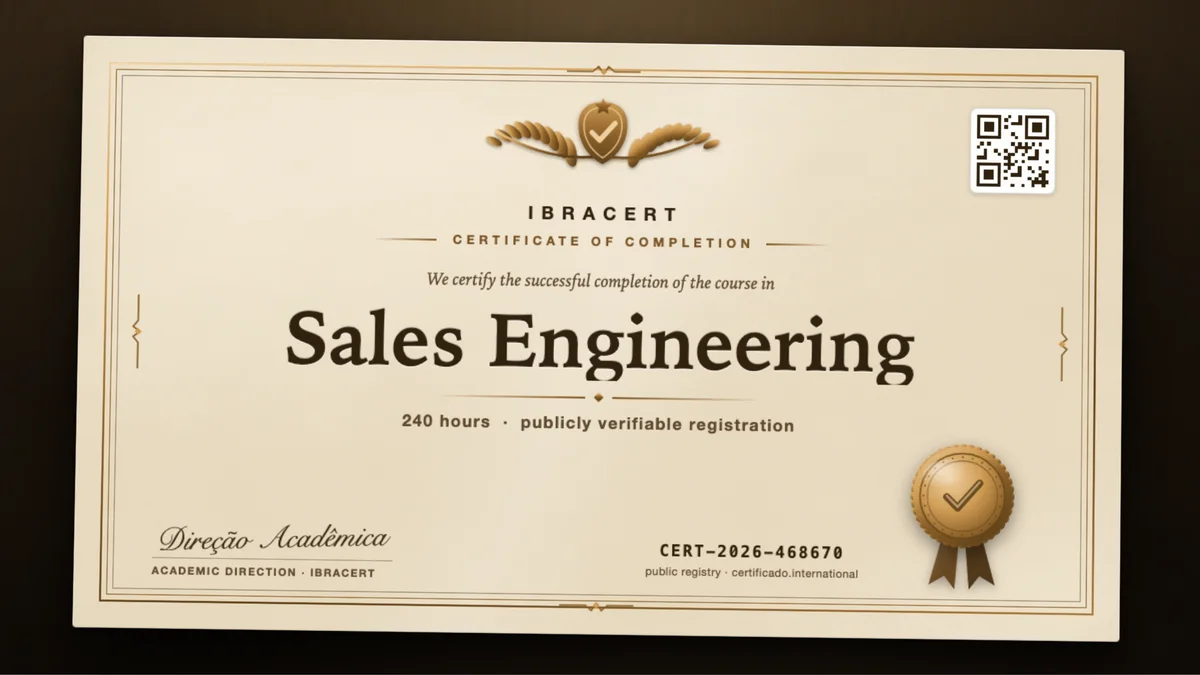 Cover of the Sales Engineering course