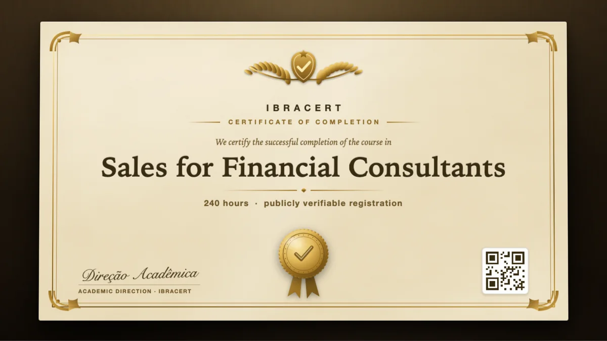 Cover of the Sales for Financial Consultants course