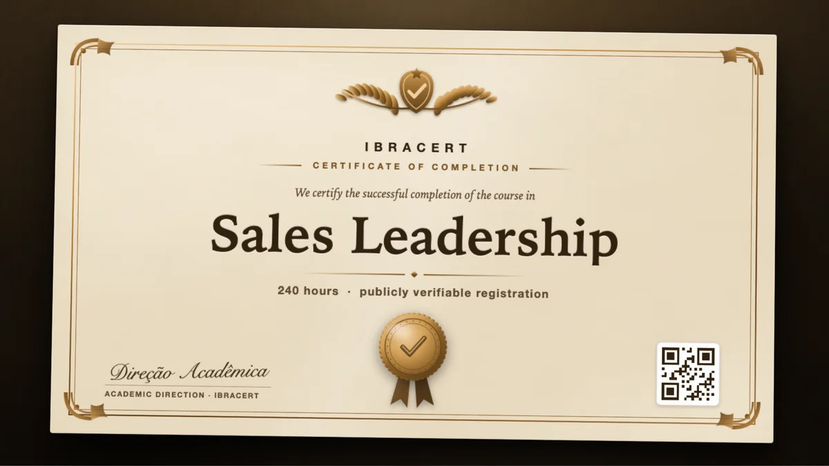 Cover of the Sales Leadership course