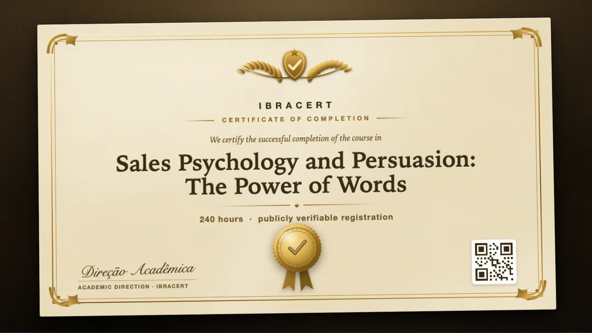 Cover of the Sales Psychology and Persuasion: The Power of Words course
