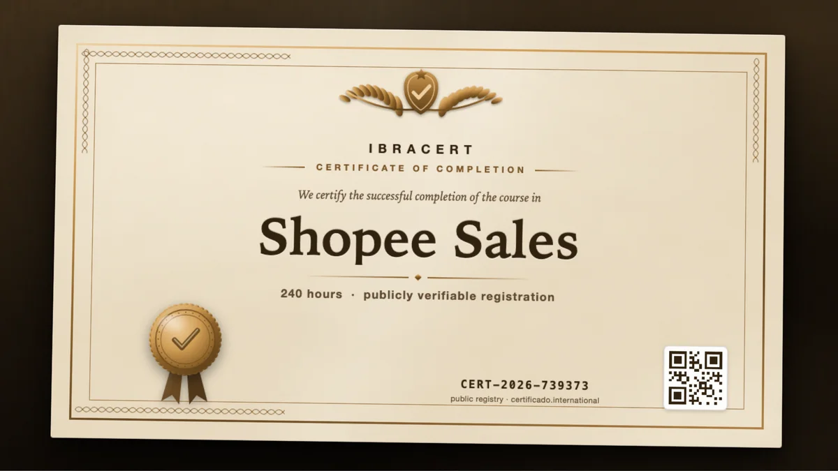 Cover of the Shopee Sales course