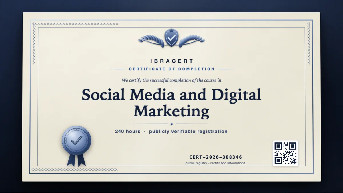 Cover of the Social Media and Digital Marketing course