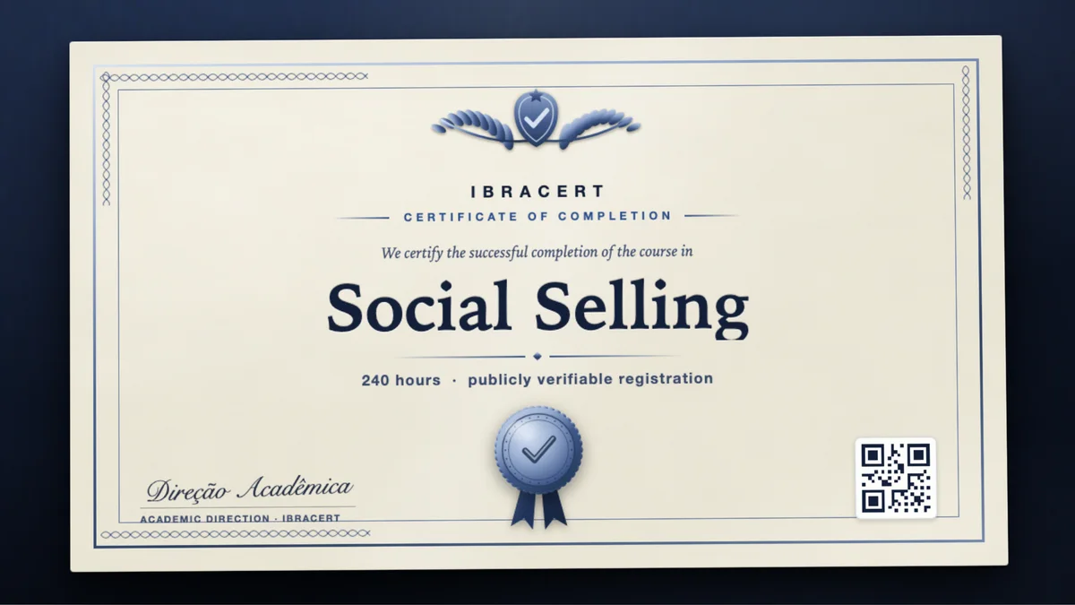 Cover of the Social Selling course