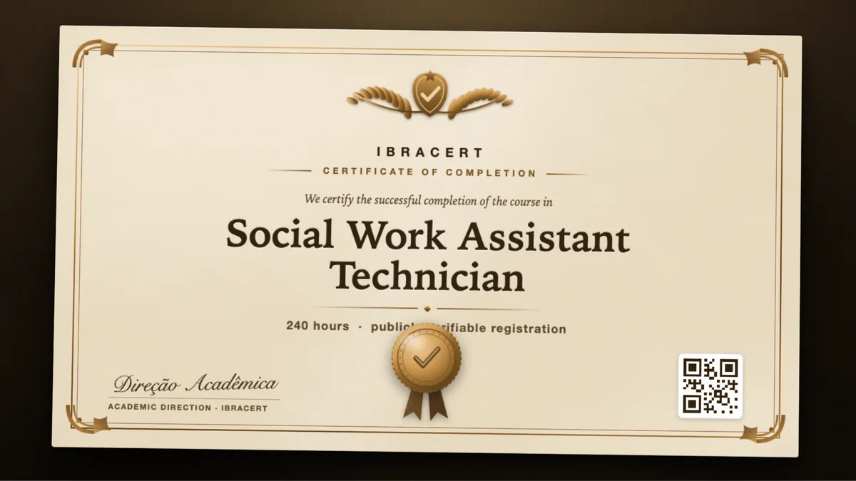 Cover of the Social Work Assistant Technician course