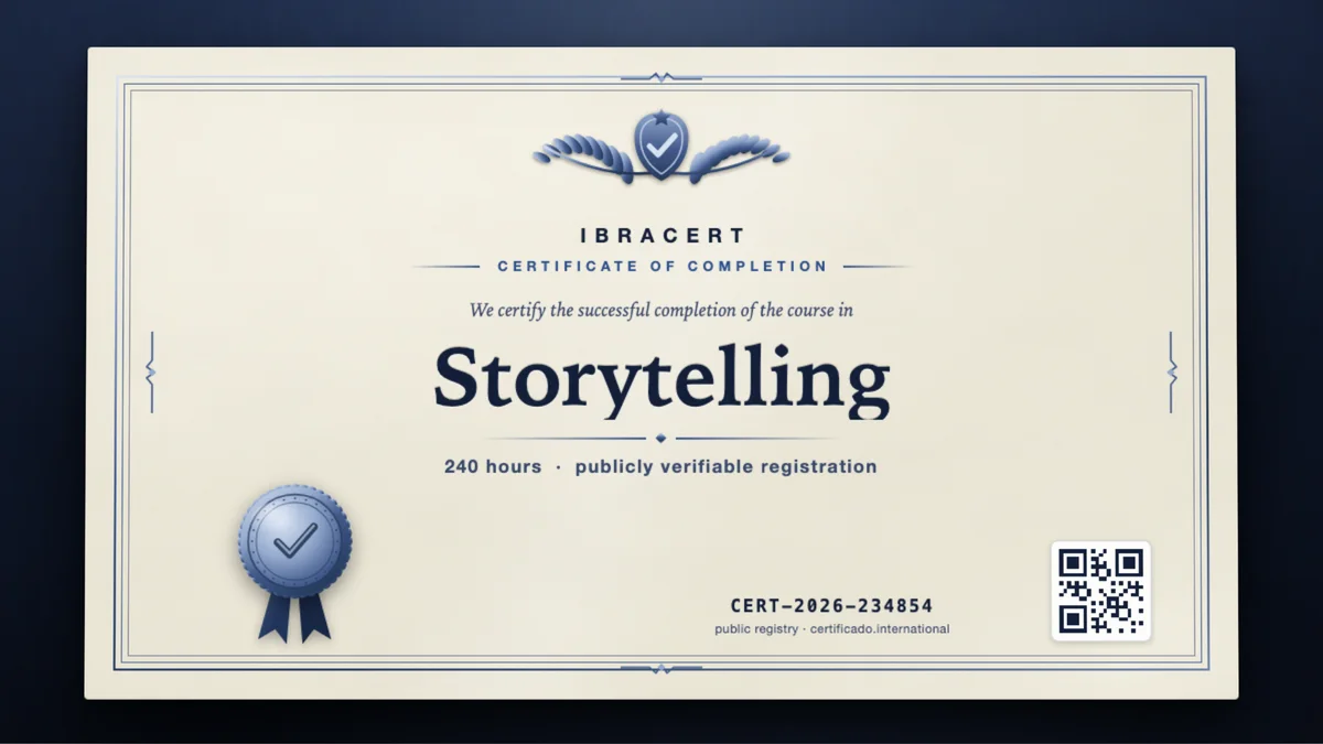 Cover of the Storytelling course