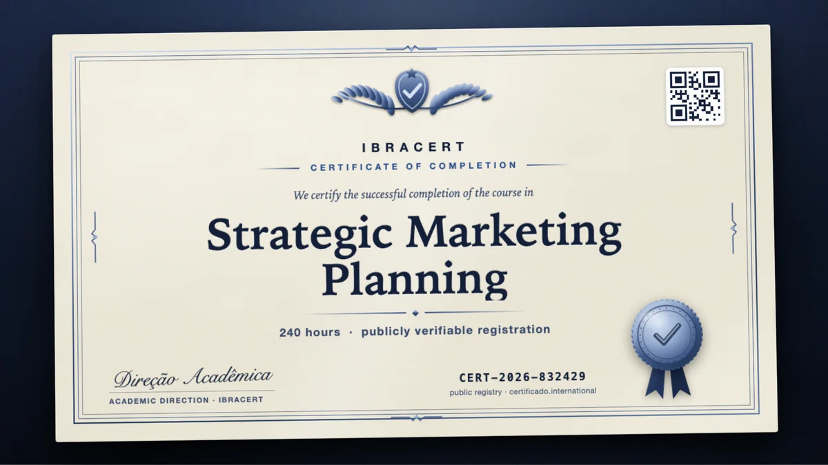 Cover of the Strategic Marketing Planning course