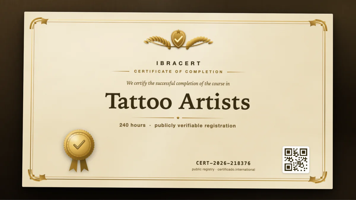 Cover of the Tattoo Artists course