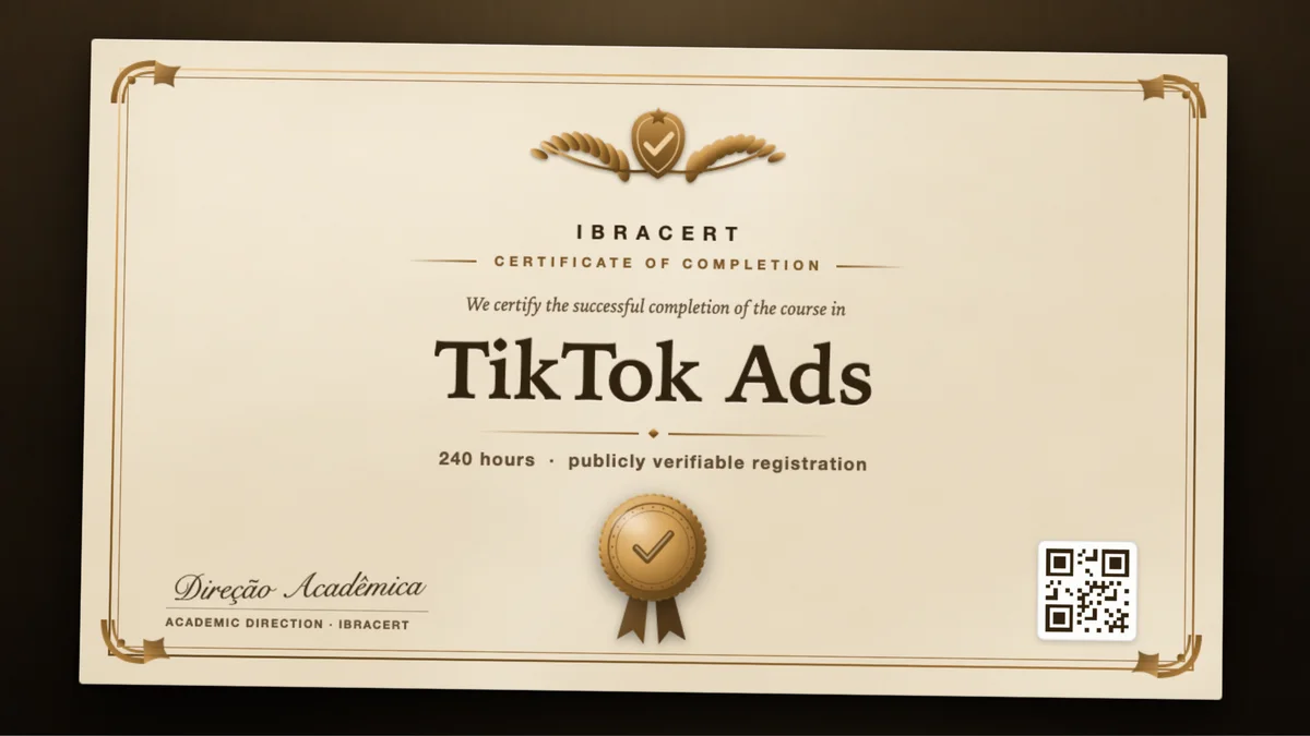 Cover of the TikTok Ads course