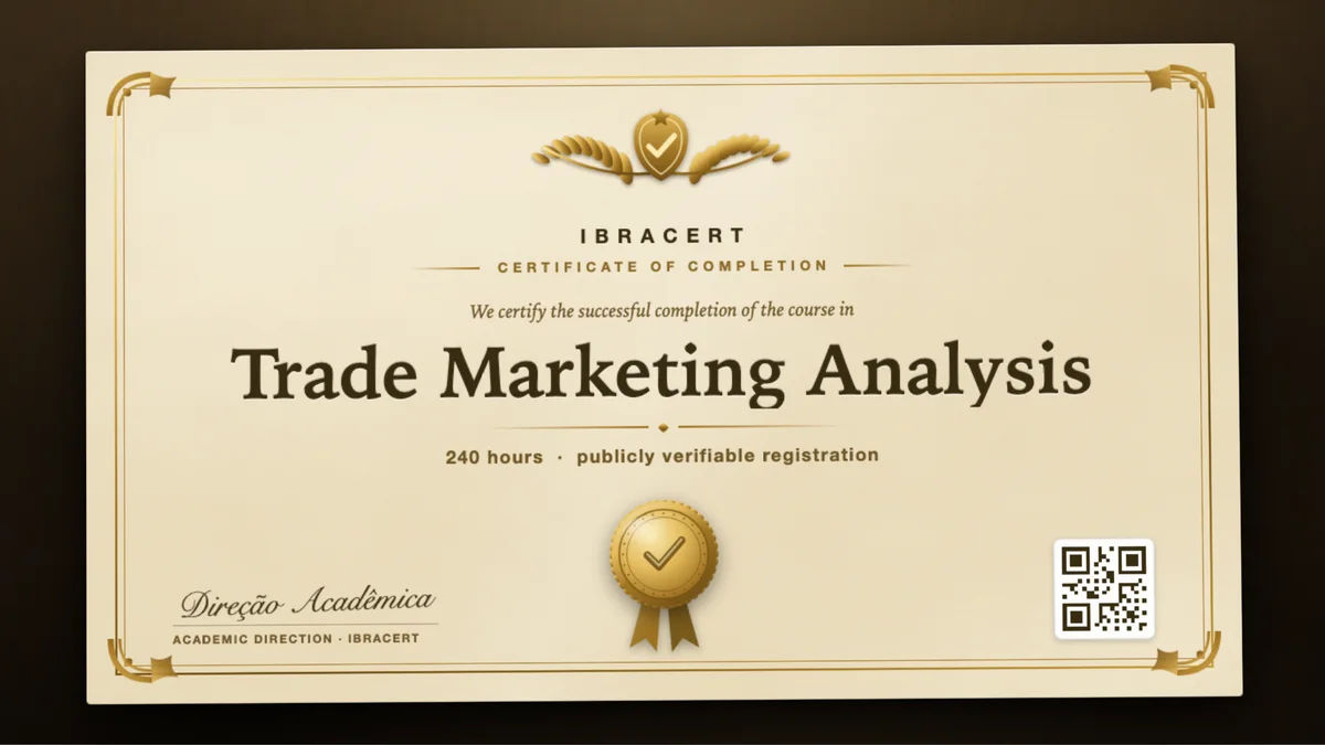 Cover of the Trade Marketing Analysis course