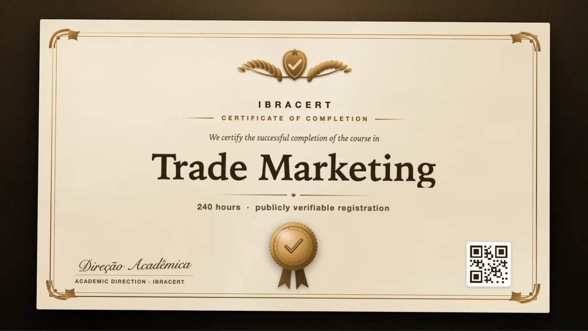 Cover of the Trade Marketing course