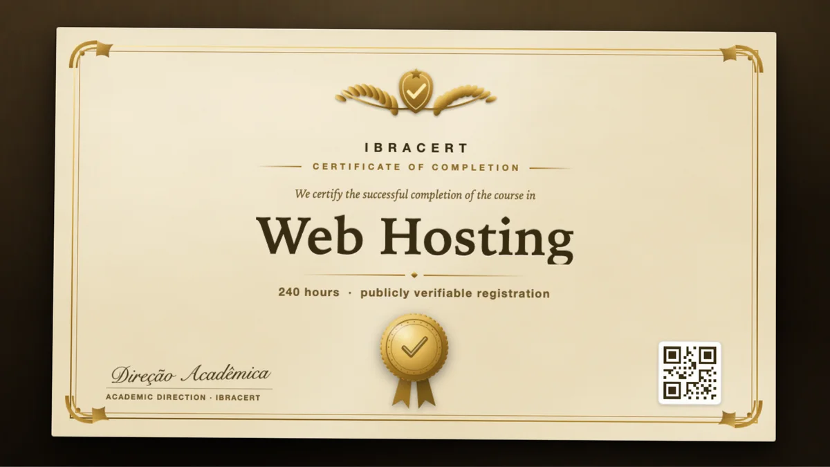 Cover of the Web Hosting course