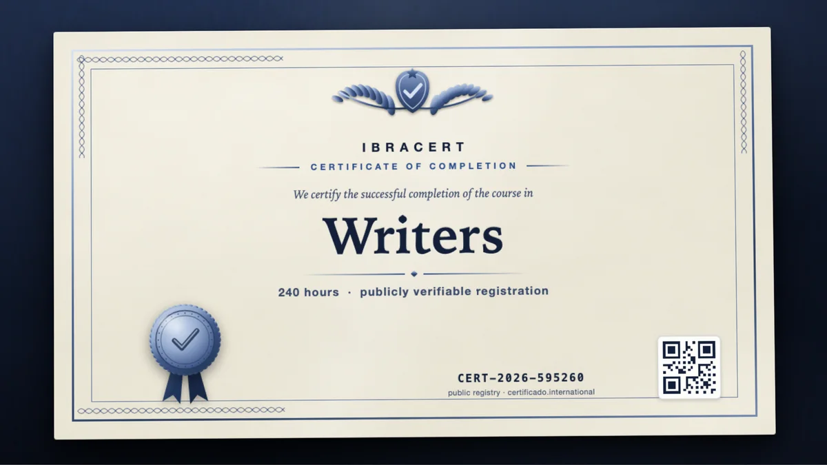 Cover of the Writers course